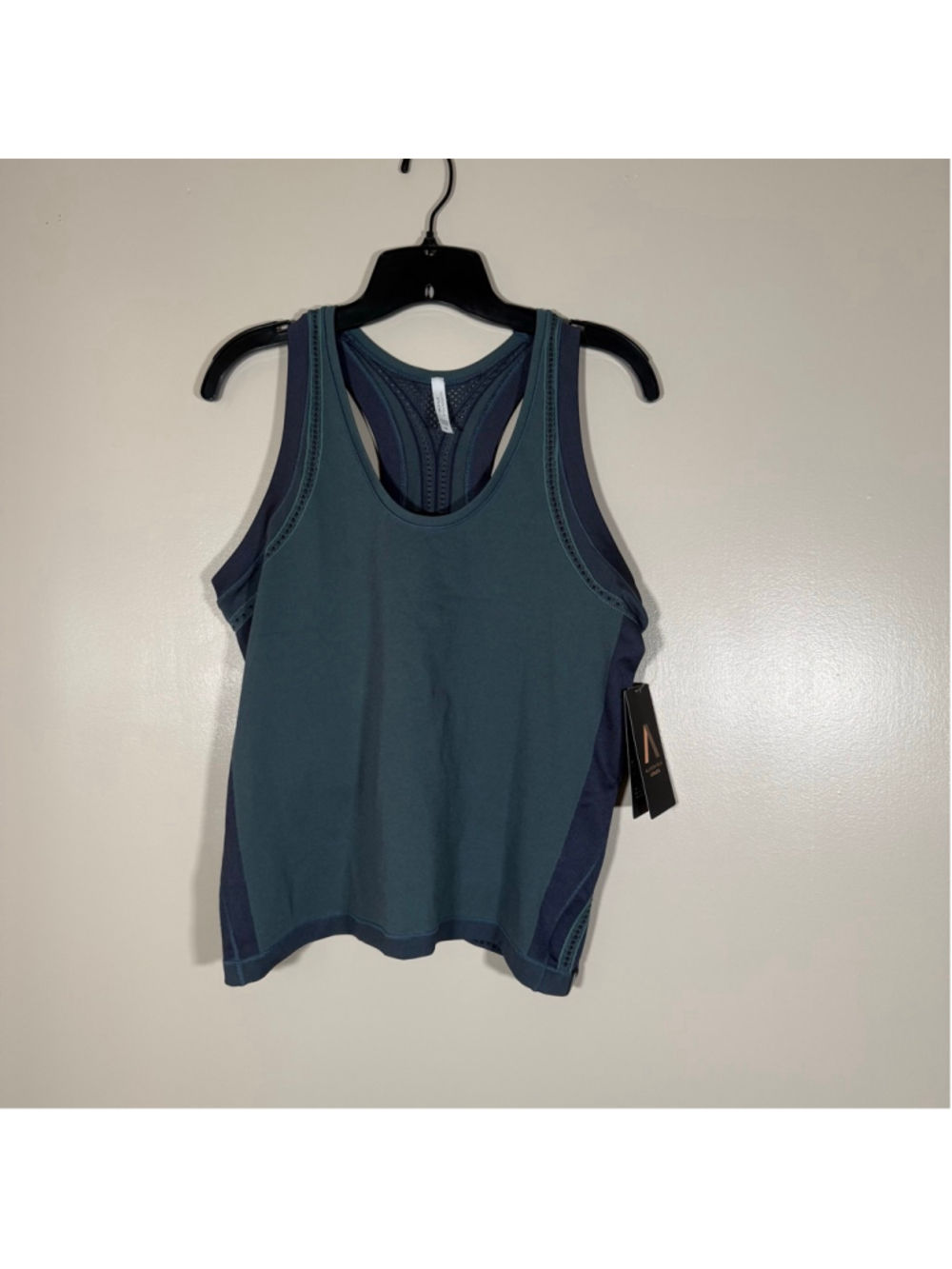 NWT Athleta x Allyson Felix Legend Shine Tank Green Blue Plus size 1X